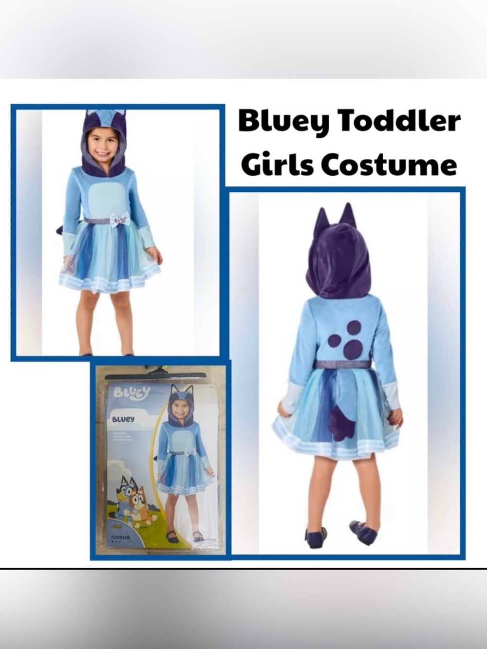 Bluey Toddler Girls Costume